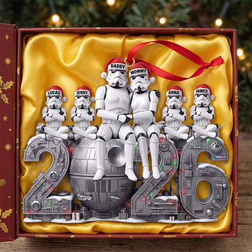 Space Christmas Ornament - Personalized Gifts For Family 05tytn040926