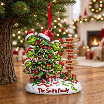 Playful Family Christmas Ornament - Personalized Gifts For Family Tgrin-TN1709262205