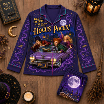 Witchy Night In Pajama Set - Personalized Gift -Witch Sisters-DN0909261507