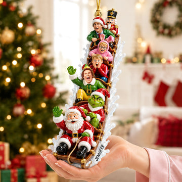 Nostalgia Sled Acrylic Ornament, Personalized Gifts TGrin-TN1709262202