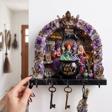 Eccentric Witch Key Hanger, Personalized Gifts For Witch Lovers TN0909261558