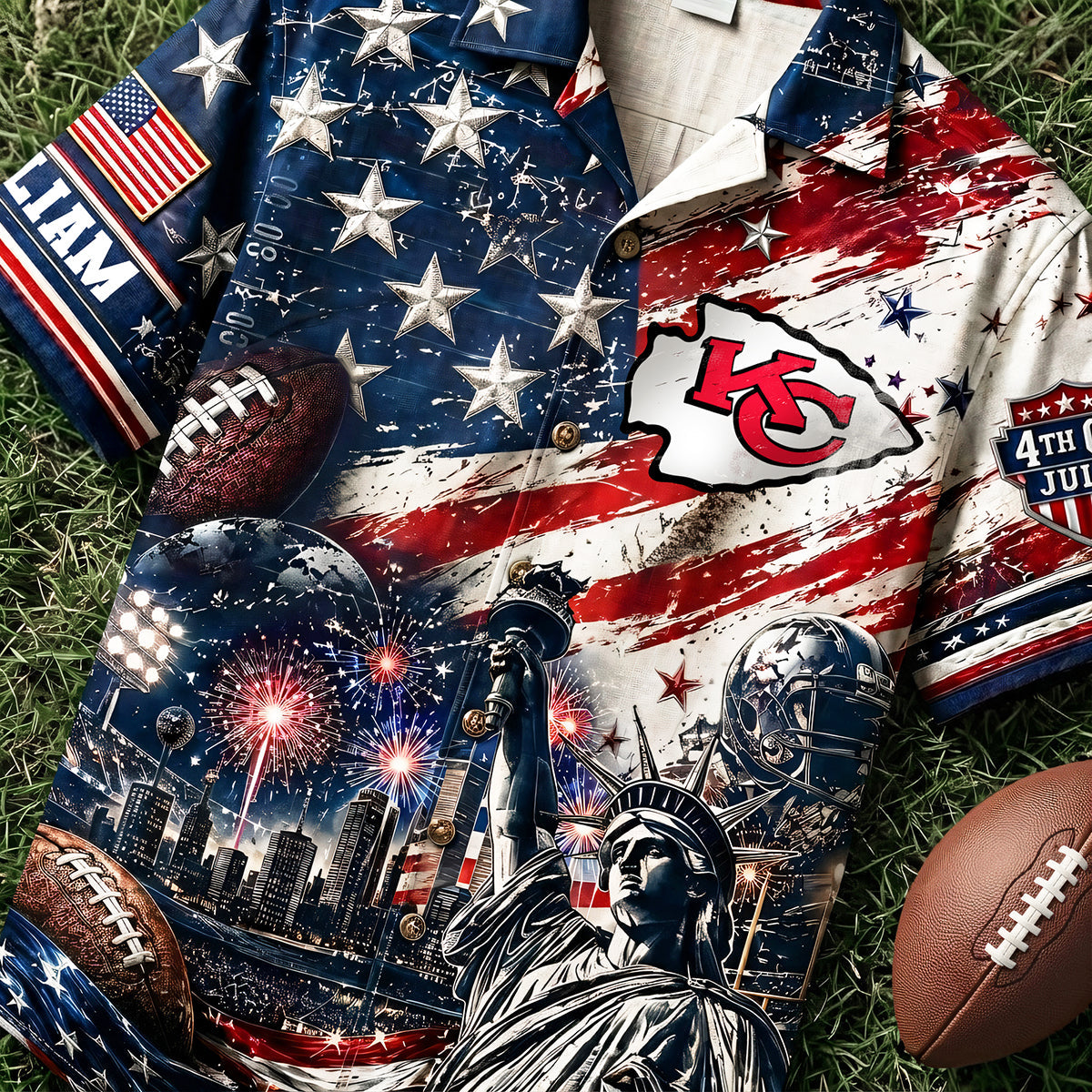 Proud American Hawaiian Shirt - Personalized Gifts For Sport Lovers 04pata090626-Homacus