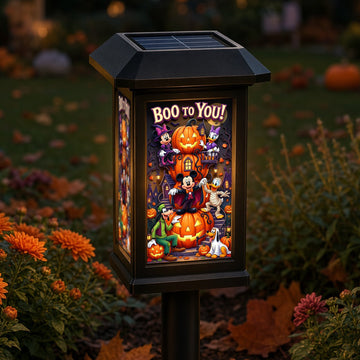 Boo To You Garden Lamp - Personalized Gifts For Halloween Solar Power Garden Lamp-Mkko-DN2908260000
