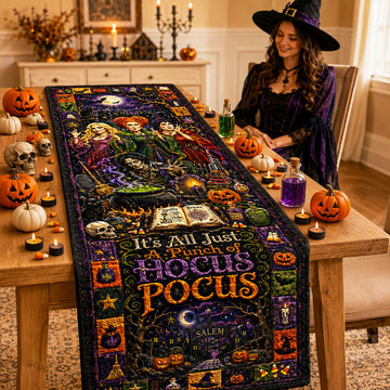 Midnight Spell Table Runner - Personalized Halloween Gifts TN0909261559