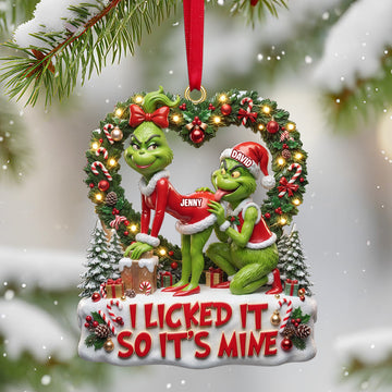 Sassy Couple Ornament - Personalized Christmas Gifts For Couple TGrin-TN1709262211