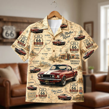 Vintage Highway Hawaiian Shirt Custom Photo Aniversary Gifts 02NADH010626 - image 2