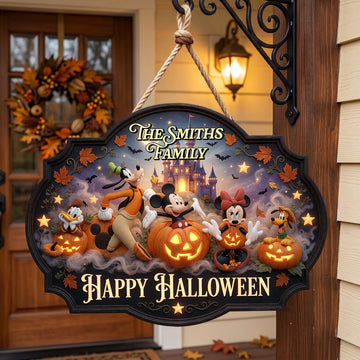 Happy Halloween Acrylic Sign - Personalized Halloween Gifts For Family 03natn060826-Homacus
