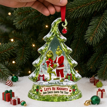 Playful Couple Ornament - Personalized Christmas Gifts TGrin-TN1709262160