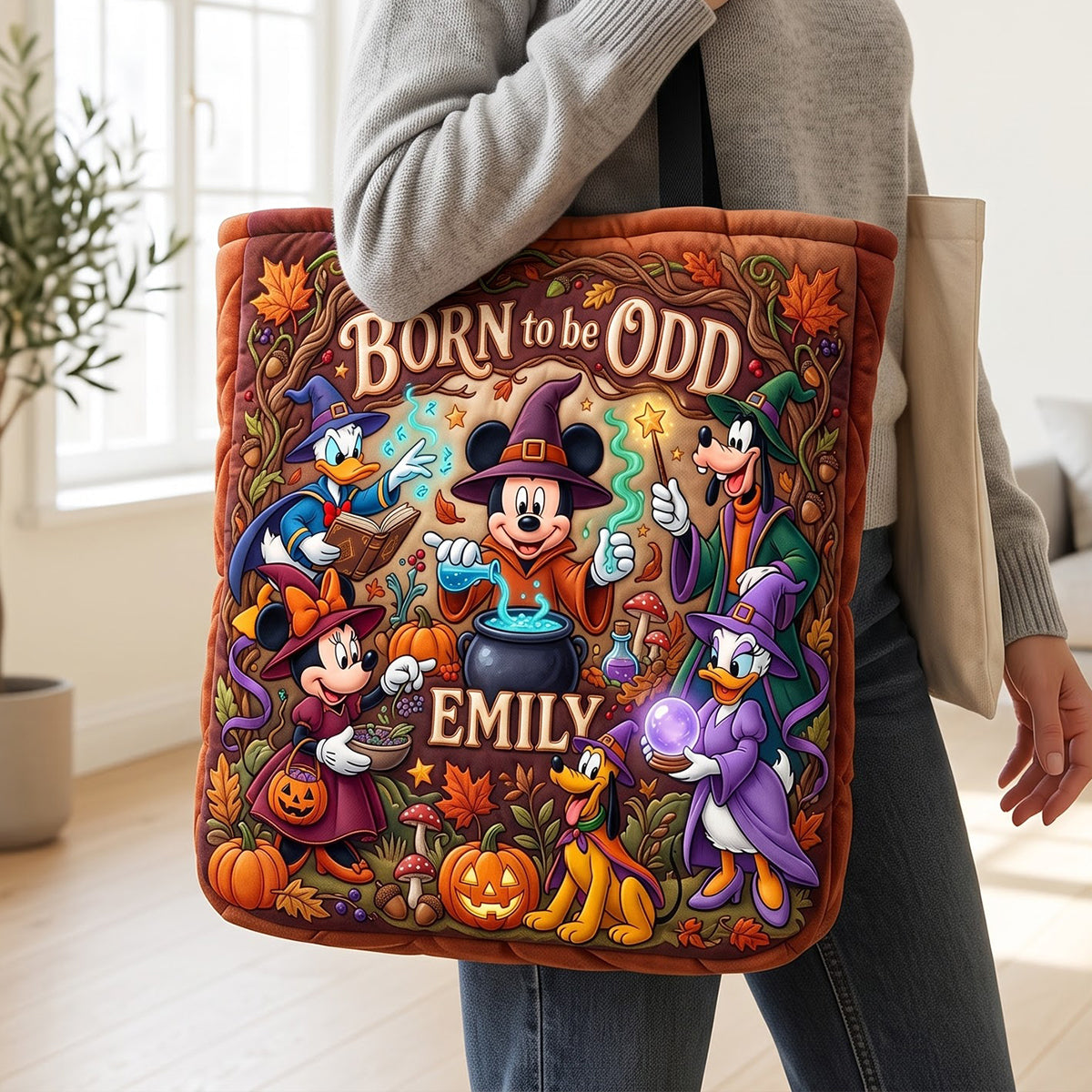 Born To Be Odd Tote Bag - Personalized Gifts For Witch Lover Tote Bag 01PATN290726-Homacus