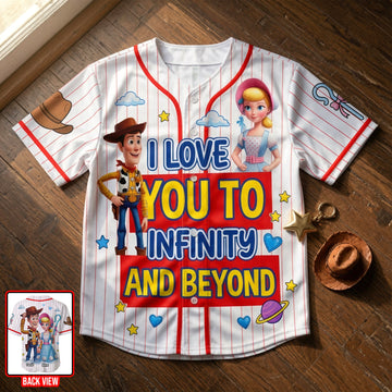 Couple Forever Baseball Jersey - Personalized Gifts For Couple 02NAQN190626-Homacus