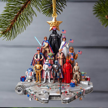 Stwa Patriotic Universe Squad Side Ornament - Personalized Gifts For Patriot Christmas Ornament TN2409261637