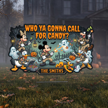 Sweet Treat Squad Yard Sign - Personalized Halloween Gift For Family -Mkko-DN2808261448