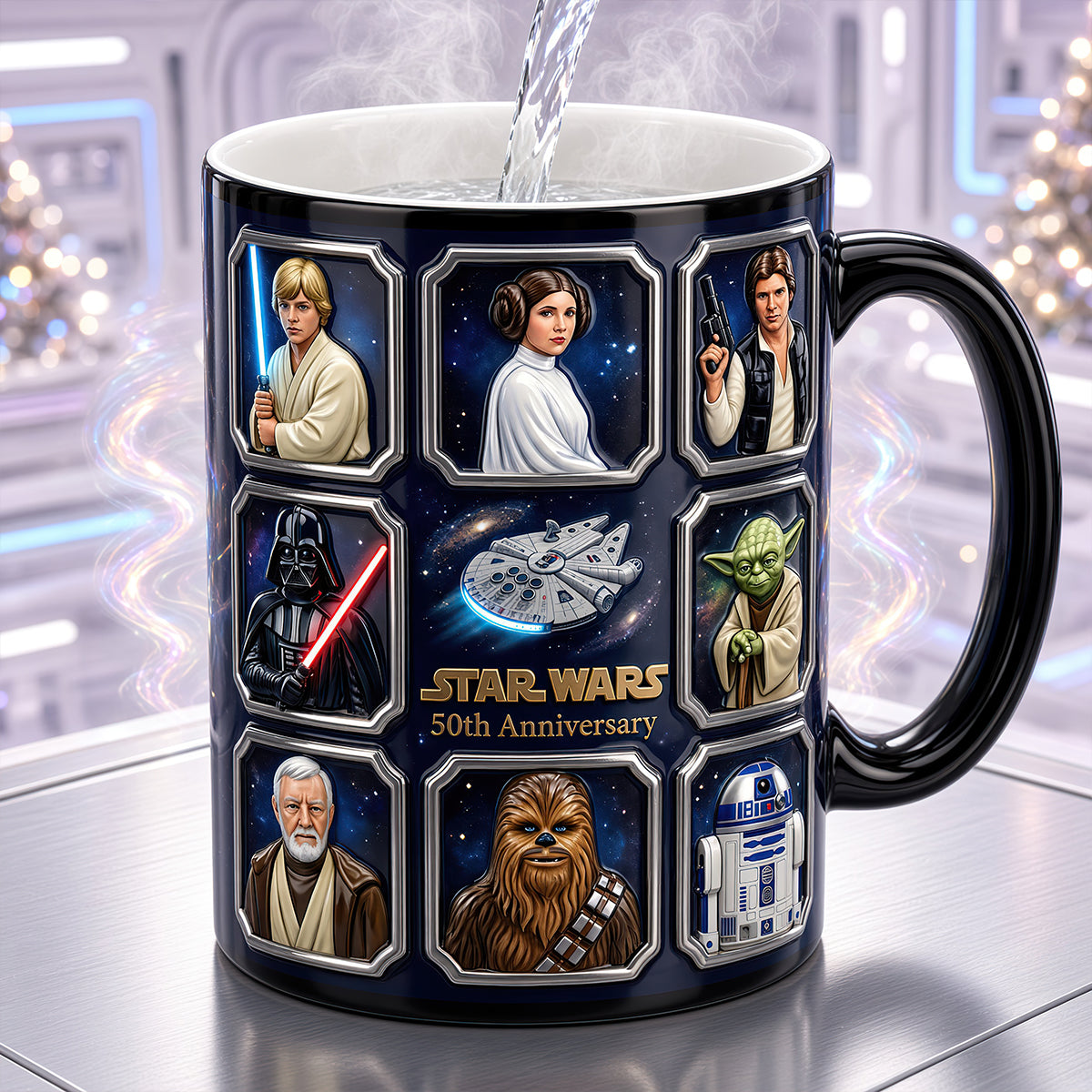 Space Warrior 50th Anniversary Custom Name Gift For Fan Movies - Personalized Coffee Mug HH01