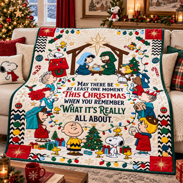 Remember What It's Really All About Christian Christmas Gift - Personalized Shepra Blanket