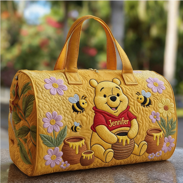 Honey Bears Adventure - Personalized Quilted Duffle Bag - Gift For Movie Fans - DSNY