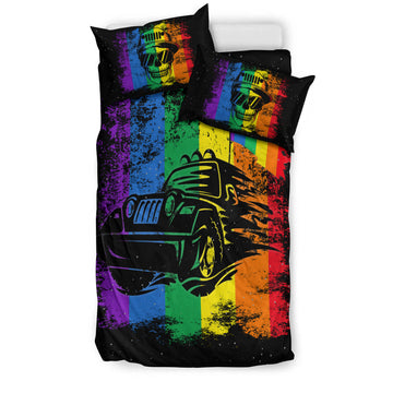 Jeep Skull LGBT Galaxy Bedding Set - LT12 - image 2