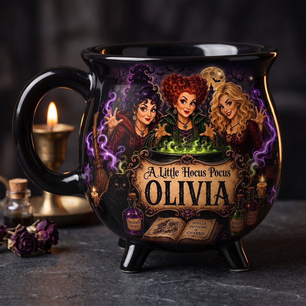 Dark Fantasy Cauldron Mug - Personalized Gifts For Friends 03HAQN180826-Homacus