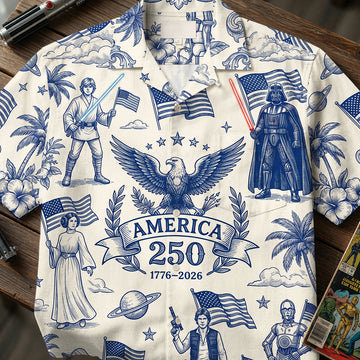 Proud American - Celebrated America 250th Anniversary Hawaiian Shirt - Gifts For Patriots 01nata010626-Homacus