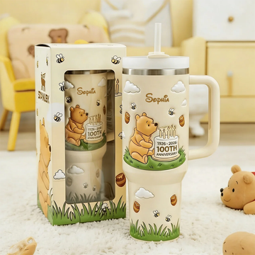 DSNY Honey Bear Celebrate 100th Anniversary - Personalized Tumbler - Gift For Movie Fans HH01