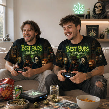 High Dope Gang 3D shirt, Personalized Gifts For Smoking & Game Playing Friends-Horror- TN0309261546