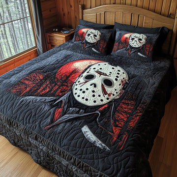 Creepy Villains Quilt Bedding Set Special Line - Halloween Gifts For Horror Movie Fans TN0309261830