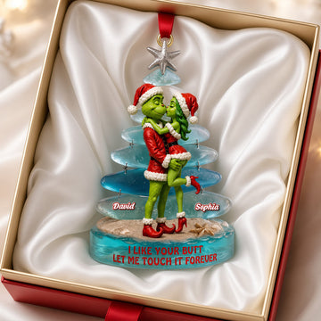 Couple Kissing Ornament - Personalized Christmas Gifts TGrin-TN1709262203