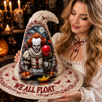 Creepy Halloween Quilted Witch Hat Personalized Gifts Horror TN0309261834