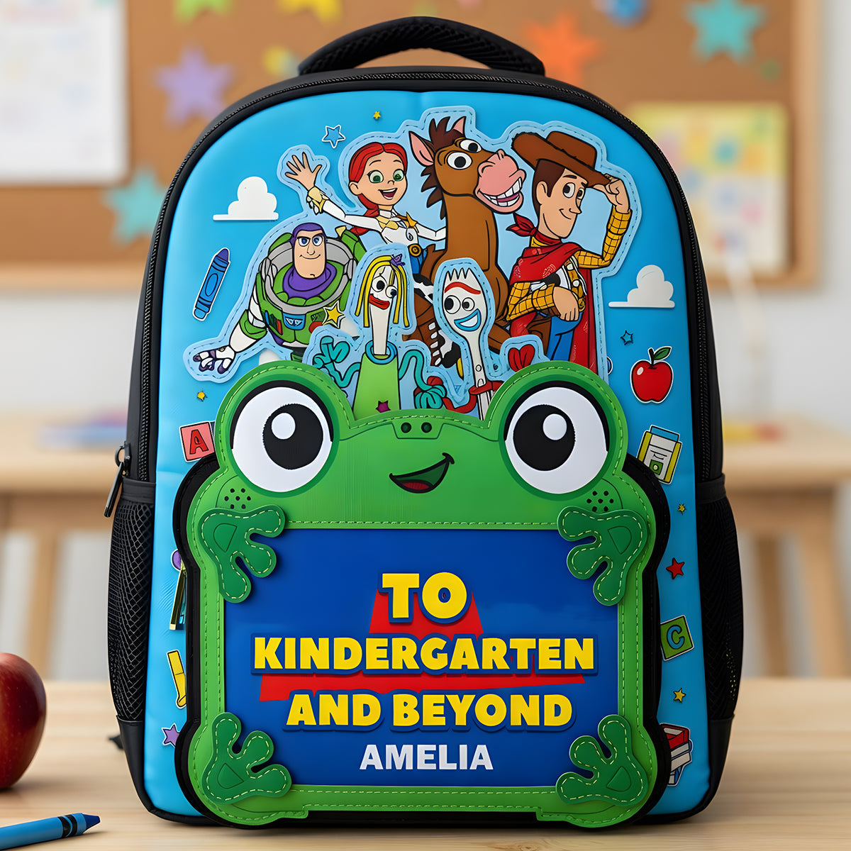 Back To Kindergarten And Beyond - Personalized Kid Backpack - Back To School Gift For Kids - DSNY