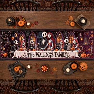 TNBC halloween Quilted Table Runner - Personalized Halloween Gifts For Family -TN1609260726