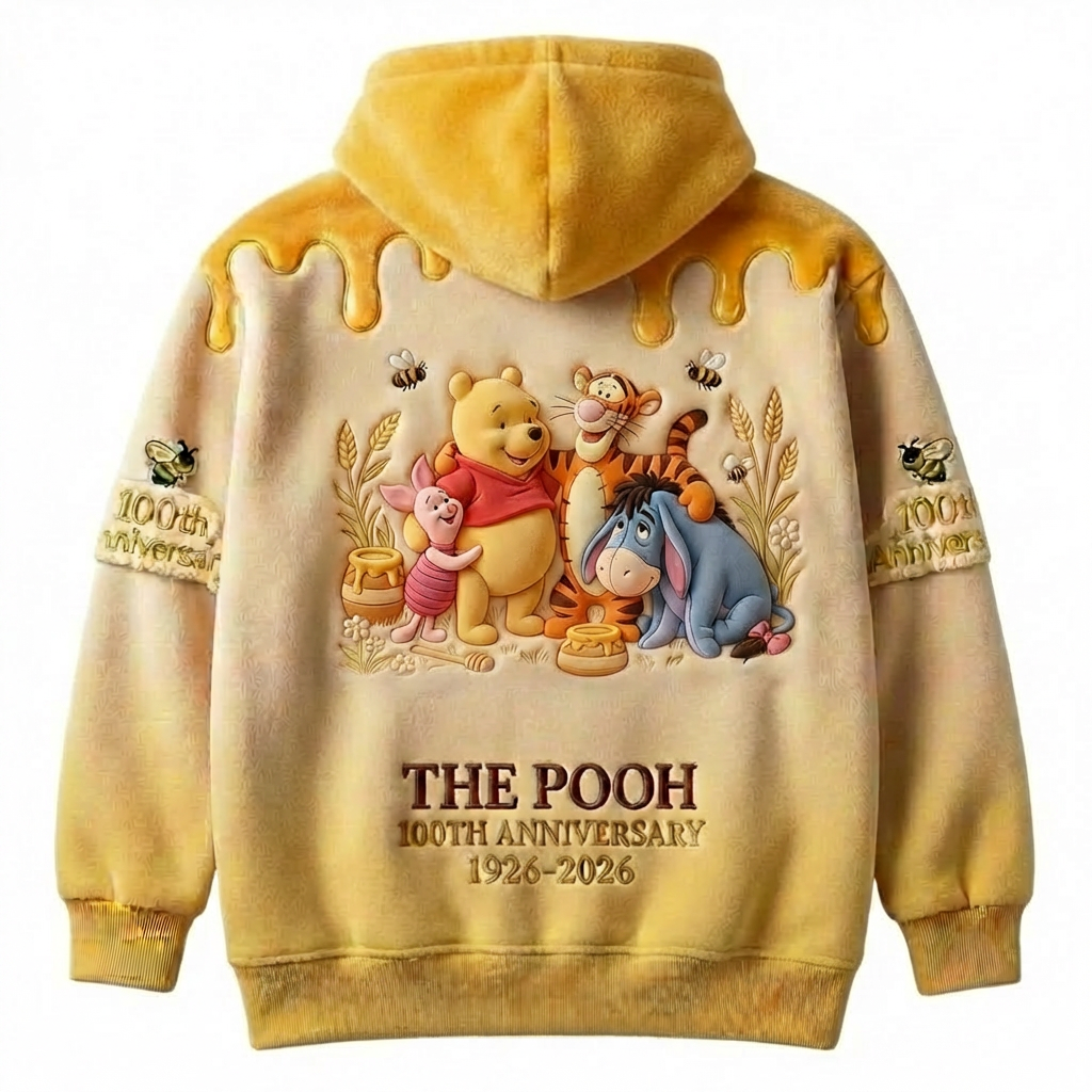 DSNY Honey Bear Celebrate Our 100th Anniversary - Personalized All Over Shirt - Gift For Movie Fans HH01