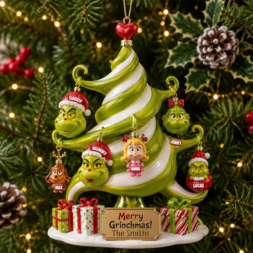 “Make Your Christmas Special!” - Personalized Family Christmas Tree Ornament - Custom Gift for Family, Friends, and Loved Ones Ornament PopCulturePrints