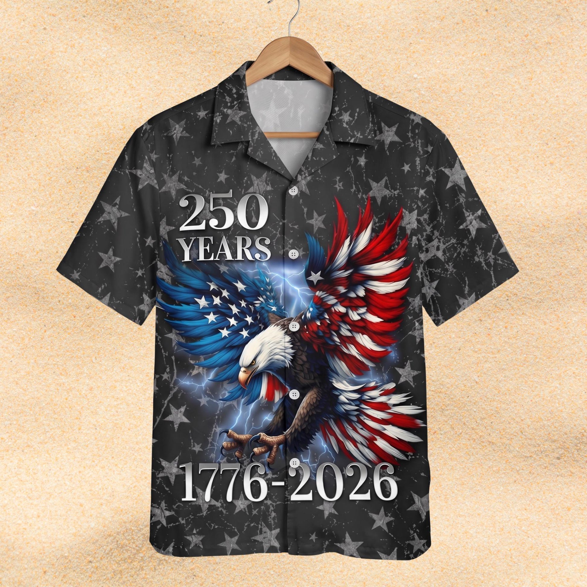 250 Years US Independence Day Hawaiian Shirt, USA 250th Anniversary AOP Hawaii Shirt 685269 - image 5