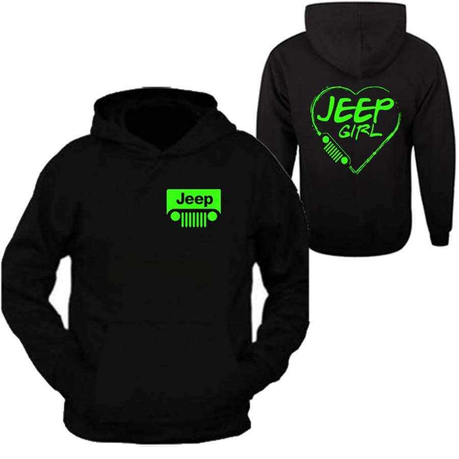 Jeep Girl Heart Hoodie All Sizes - image 2