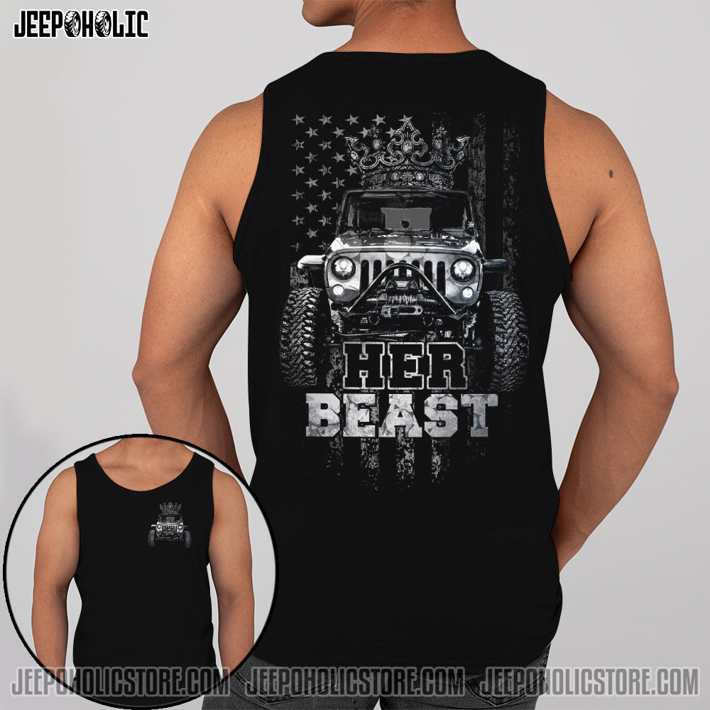 Jeep Couple Her Beast His Beauty All Over Print - image 5