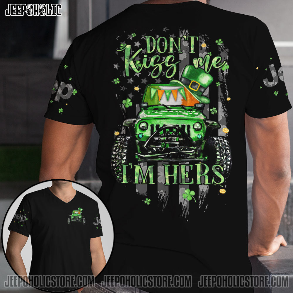 Don't Kiss Me Couple Jeep All Over Print - image 7