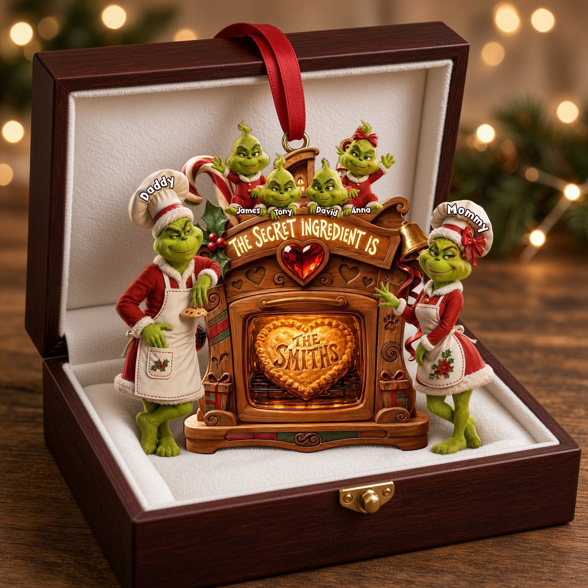 Jolly Christmas Family Acrylic Ornament - Personalized Gifts For Family 05palu040926-Homacus