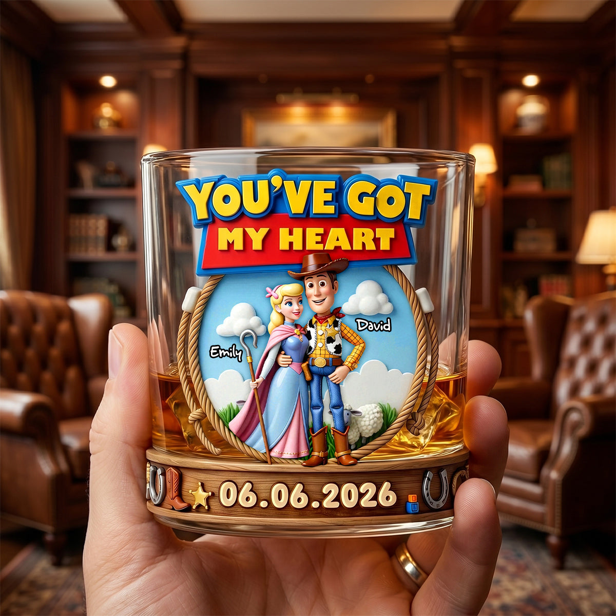 Love Couple Drinking Glass - Personalized Gifts For Couples 06todh180626-Homacus