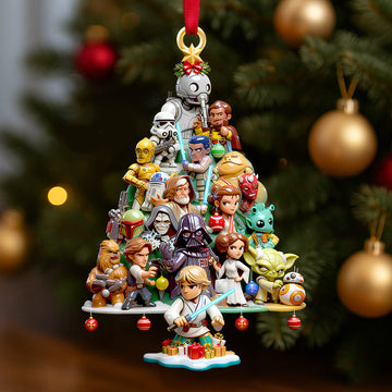 Stwa Cosmic Troop Christmas Tree Ornament, Personalized Gifts TN2409261632