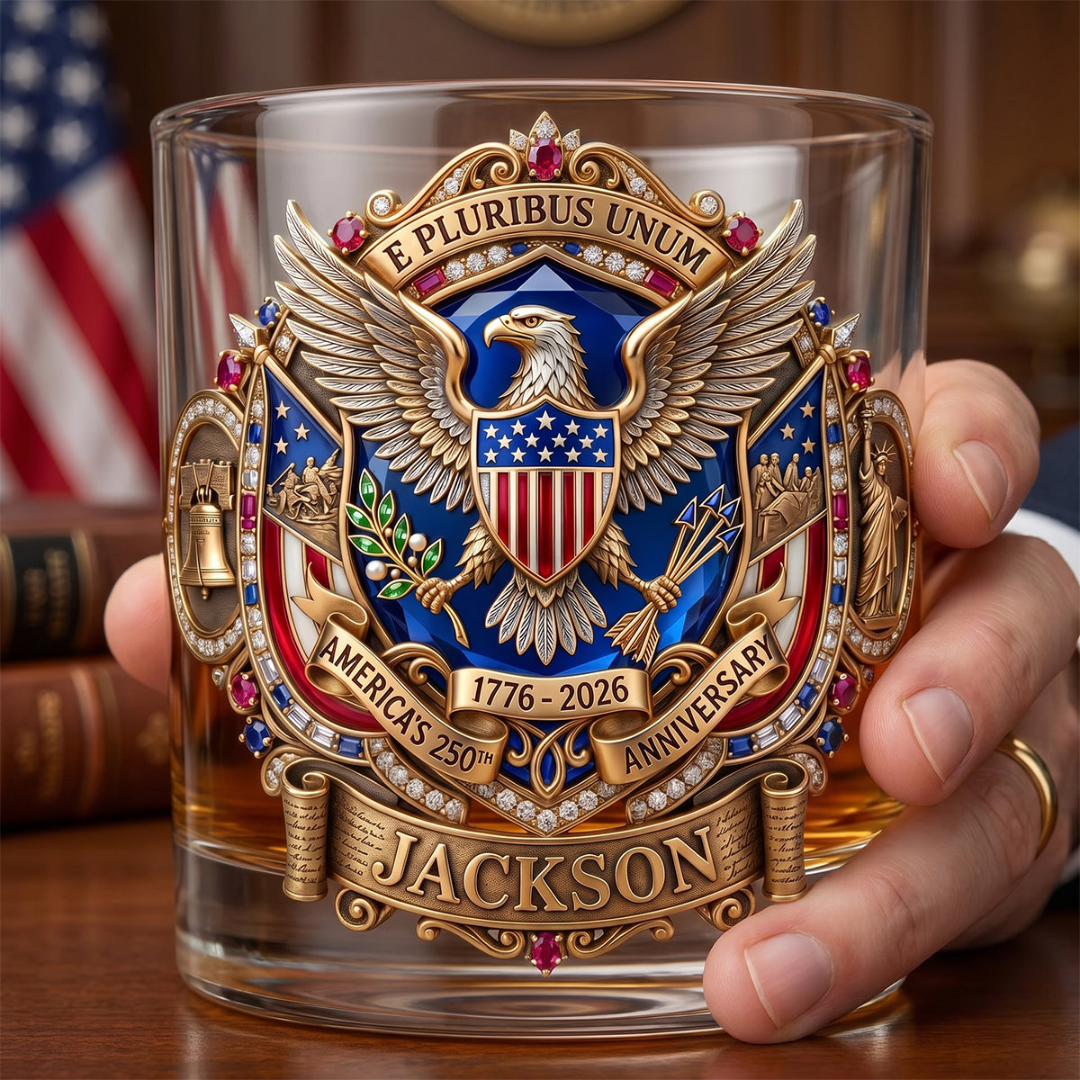 250 Years Of Pride Round Glass - Personalized Anniversary Gifts 02TYDH280526 - image 3