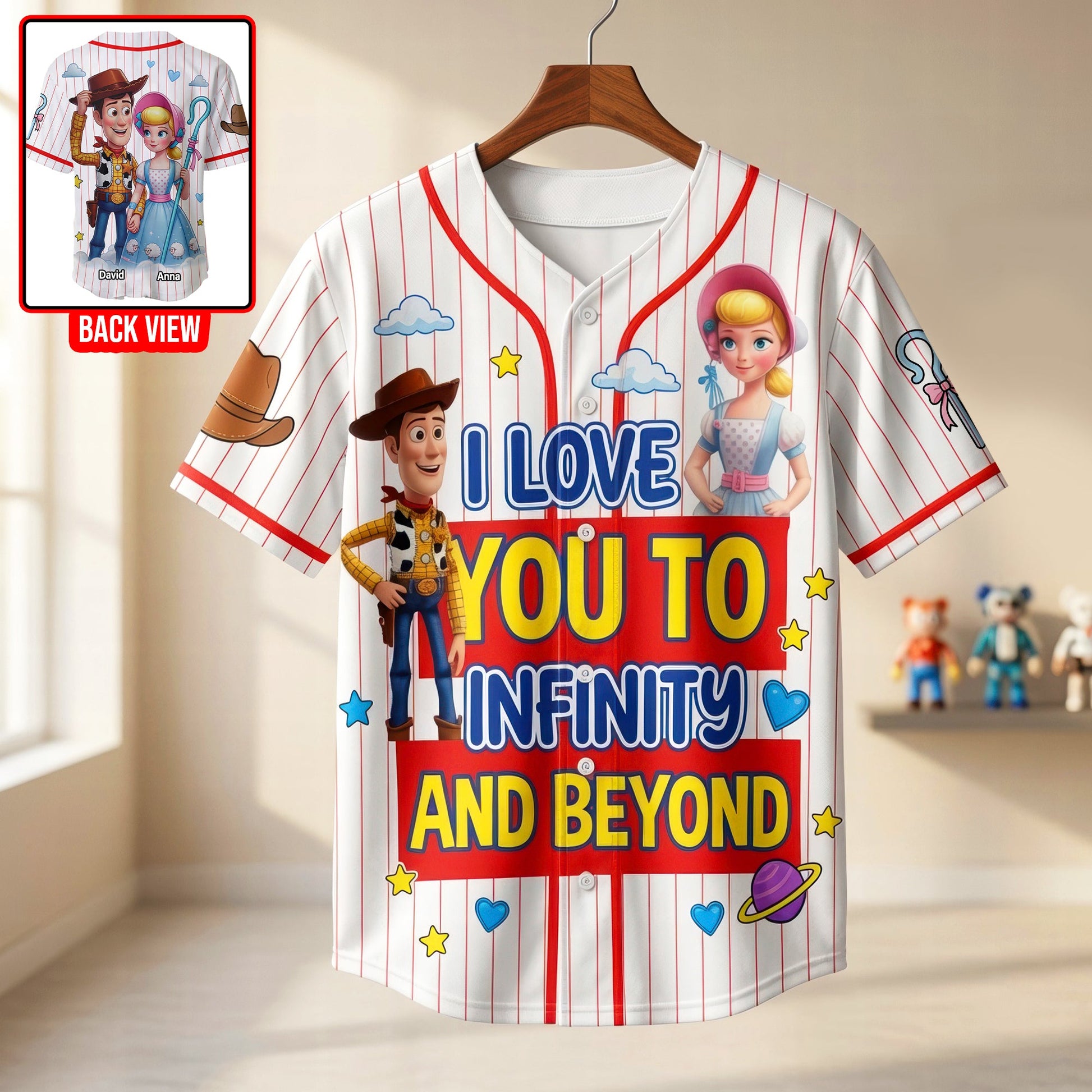 Couple Forever Baseball Jersey - Personalized Gifts For Couple 02NAQN190626-Homacus