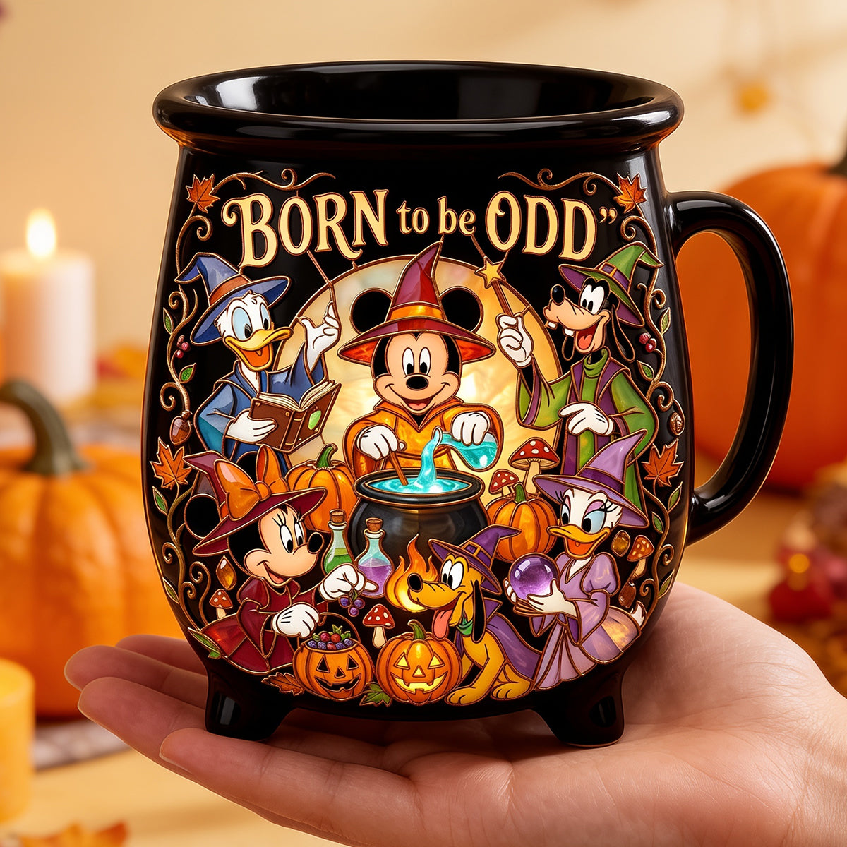Odd Witches Ceramic Cauldron Mug - Personalized Gifts 02padt180826-Homacus