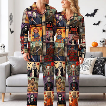 Scary Villain Pajama Set - Personalized Gifts For Halloween TN0309261559