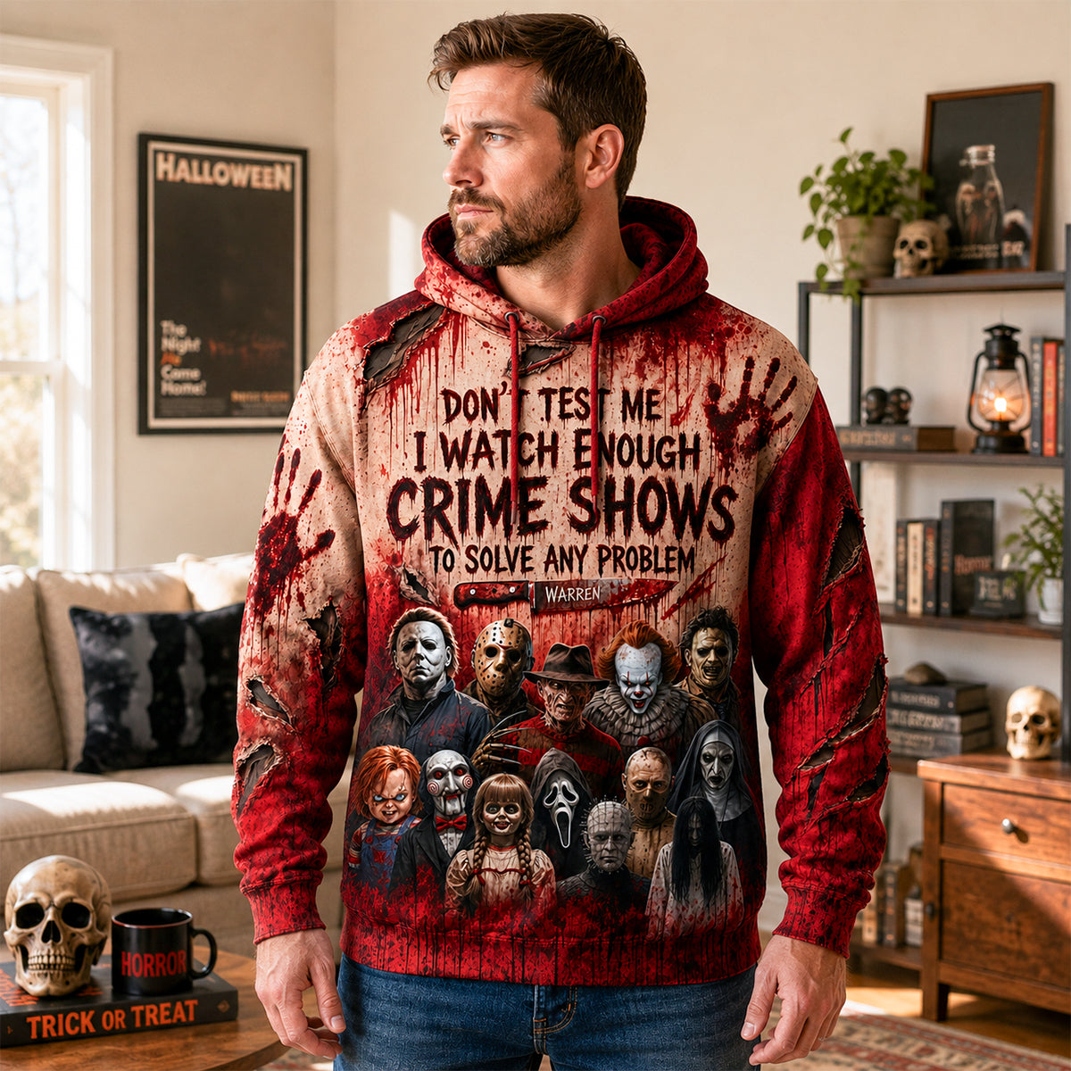 Creepy Shirt - Personalized Halloween Gifts For Horror Movie Lovers 08hudh290826 - image 3