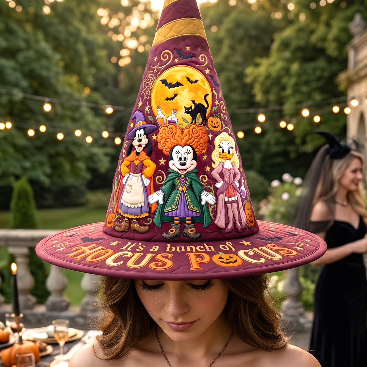 Mystical Quilted Witch Hat - Personalized Gifts For Halloween 02patn130826-Homacus