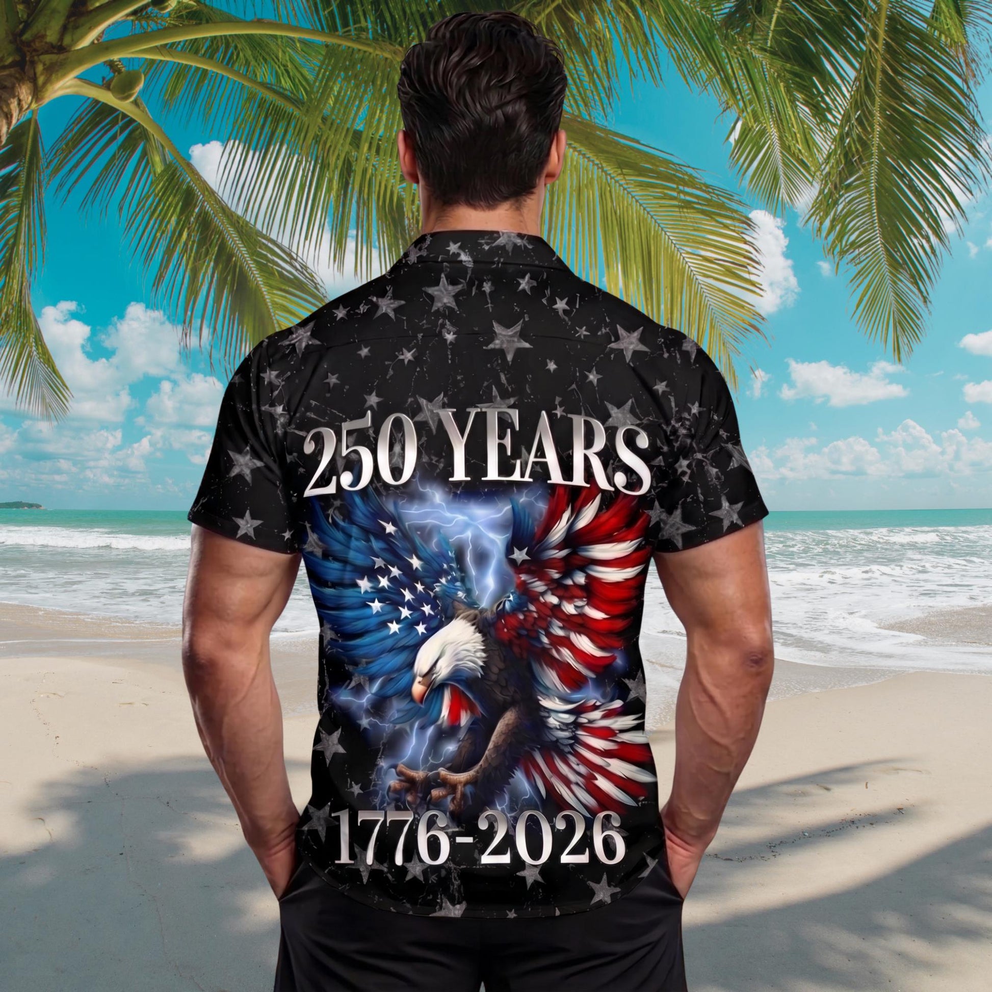 250 Years US Independence Day Hawaiian Shirt, USA 250th Anniversary AOP Hawaii Shirt 685269 - image 3