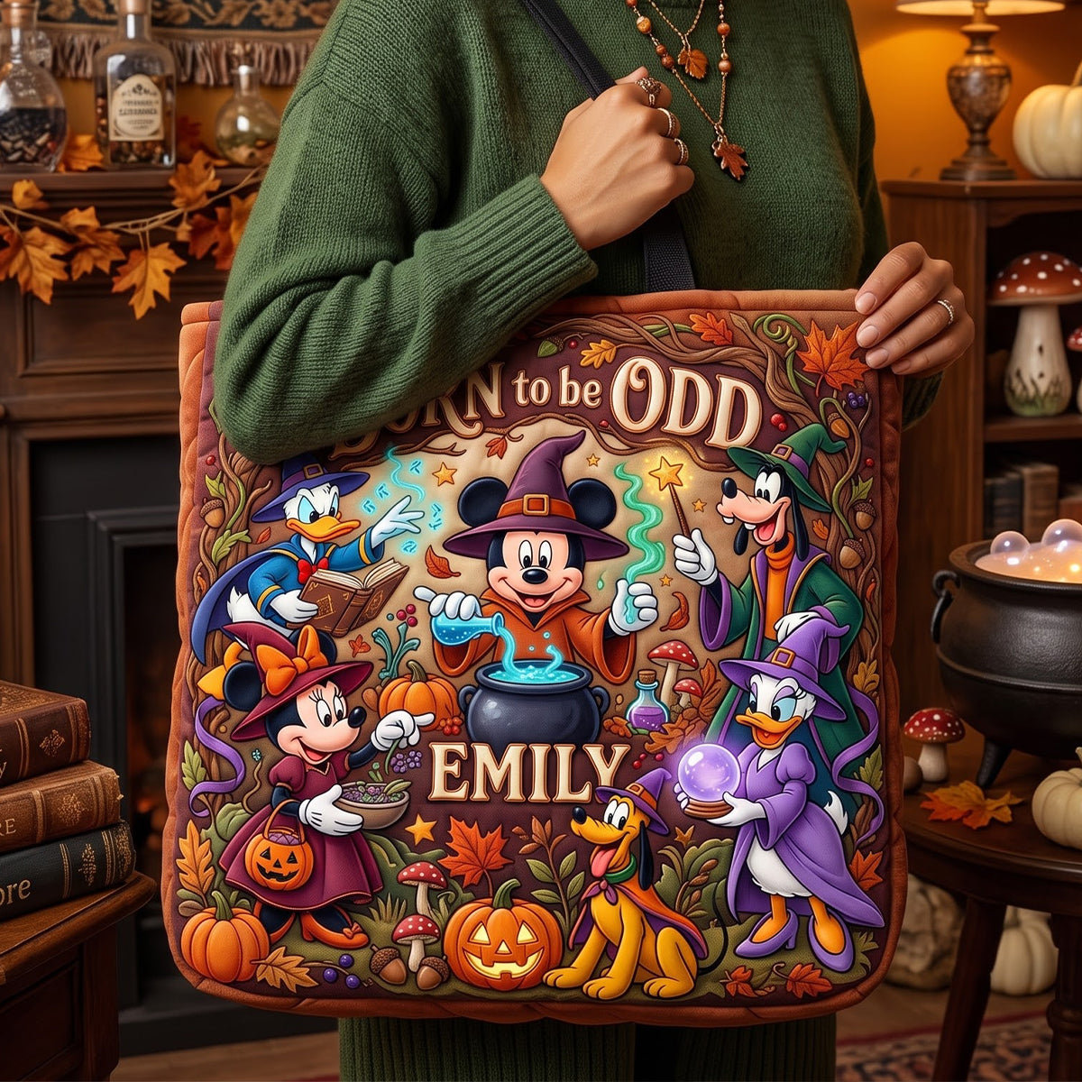 Born To Be Odd Tote Bag - Personalized Gifts For Witch Lover Tote Bag 01PATN290726-Homacus
