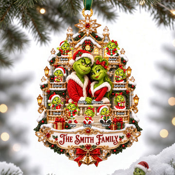 Mischief Family Christmas Ornament - Personalized Gift For Family 04HATA100926-Homacus