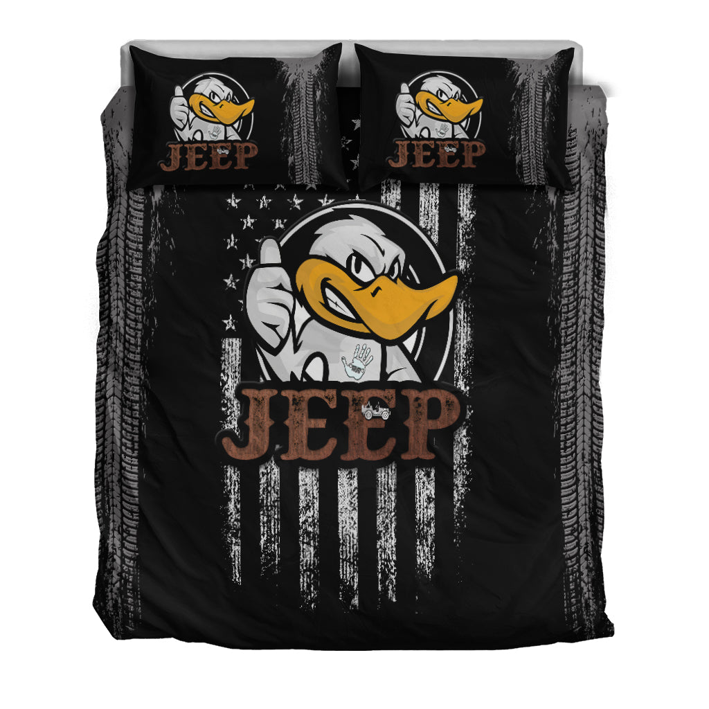 Duck duck Jeeps Unique Flag Bedding Set - LT12 - image 3