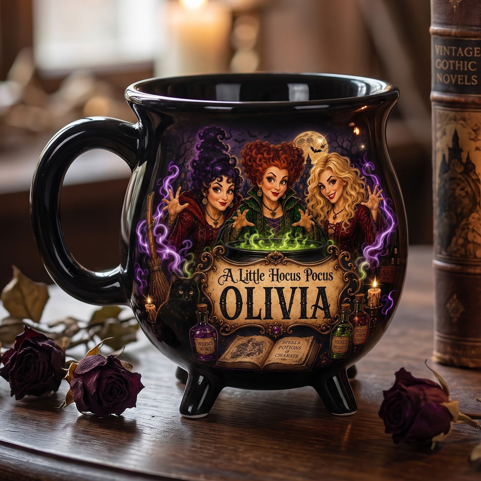 Dark Fantasy Cauldron Mug - Personalized Gifts For Friends 03HAQN180826-Homacus