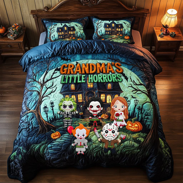 Little Horror Quilt Bed Set - Personalized Gifts For Grandma & Mom TN0309261831